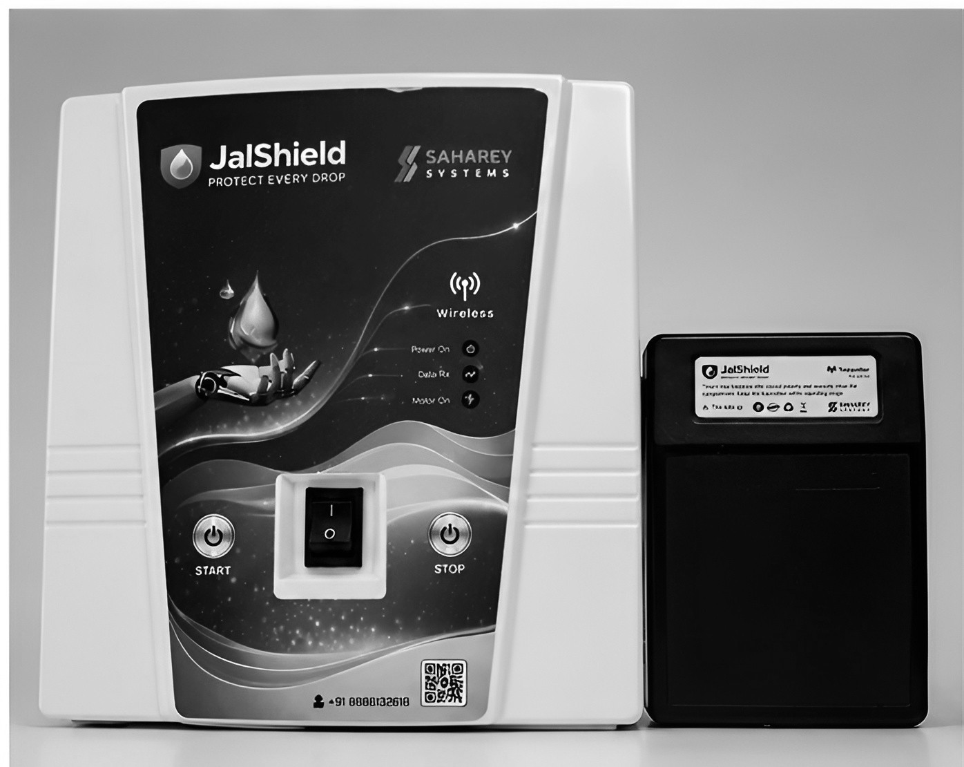 Smart Water Controller assembly (black & white precision)