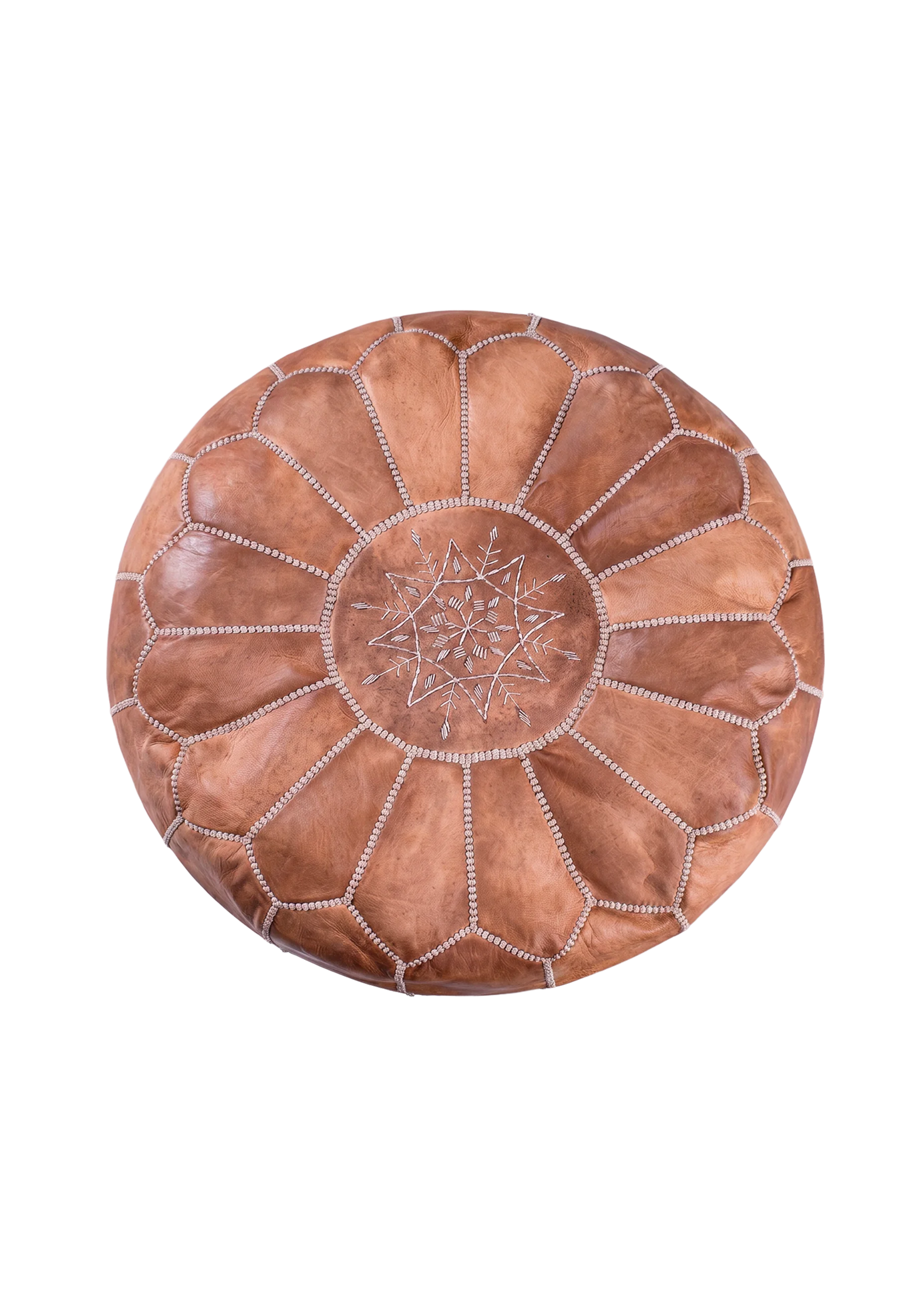 Pouf Camel Brodé - vue détaillée
