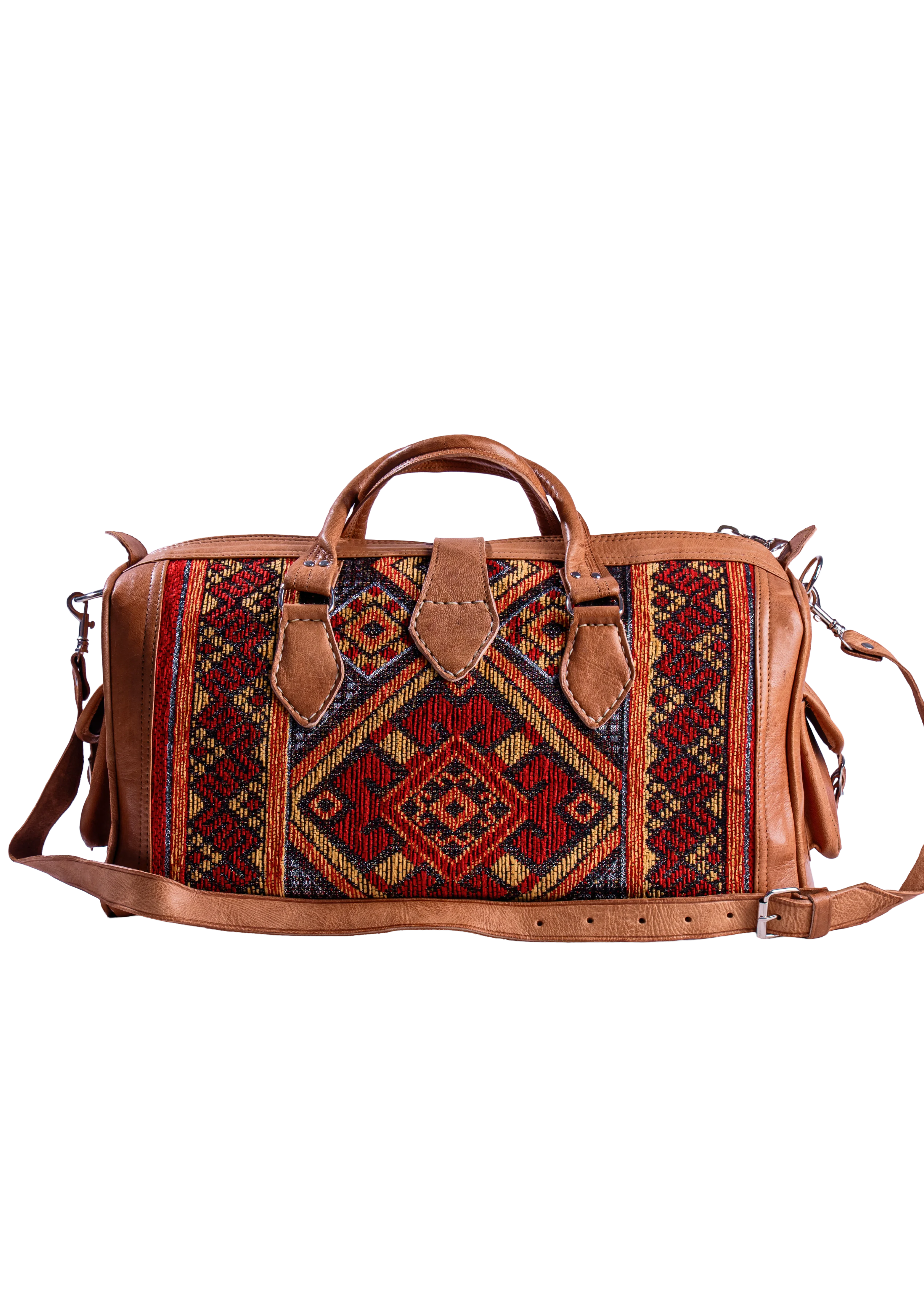Duffle Kilim Brique - vue latérale