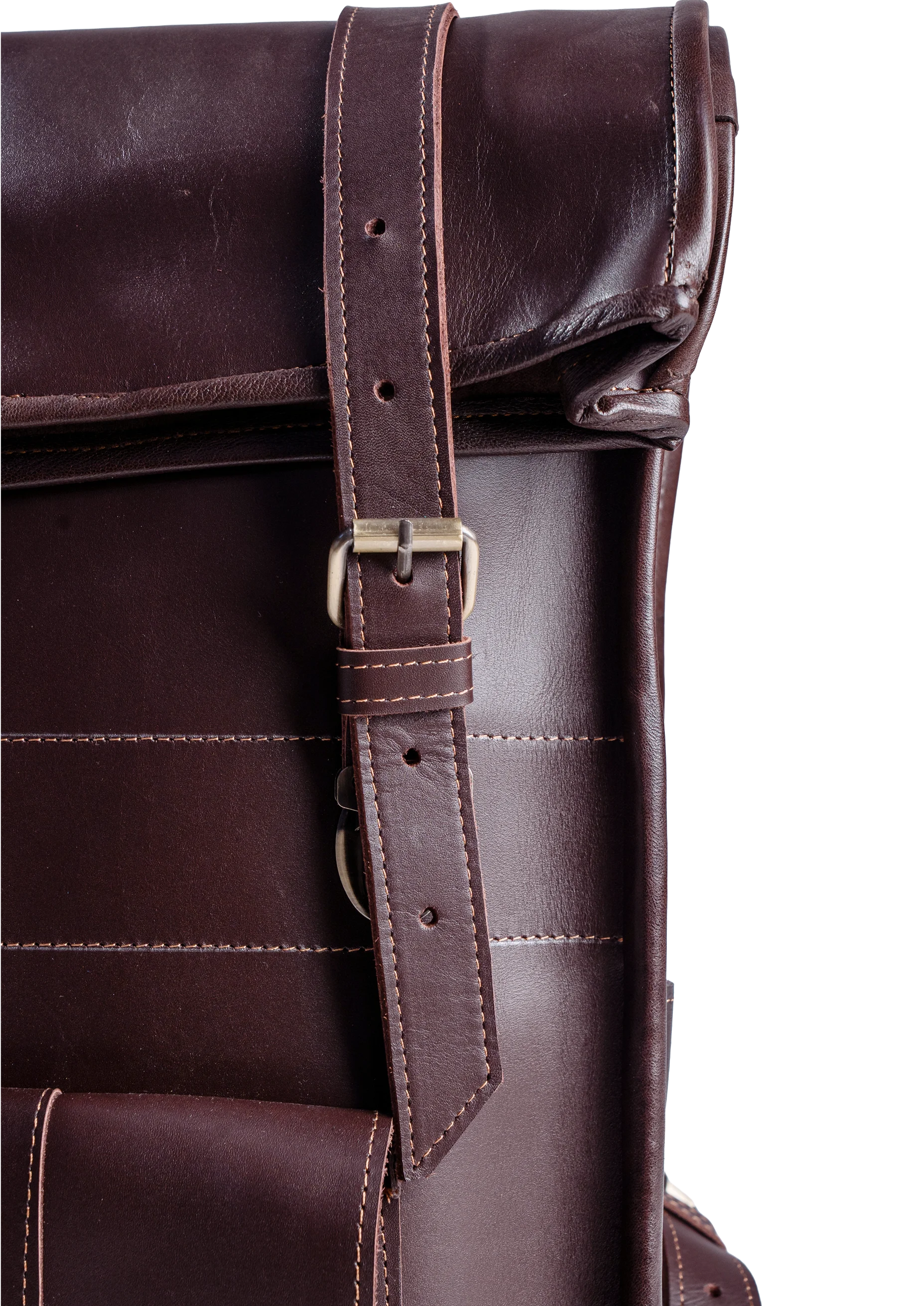 Backpack Chocolat - texture and finish