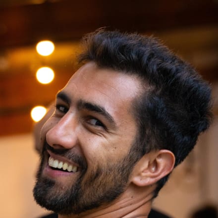 Retrato do Vander Jordão sorrindo
