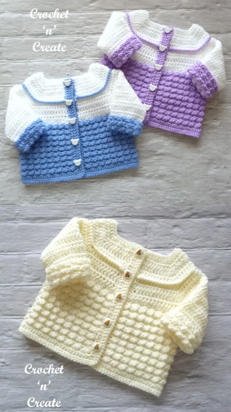 Cuffed Baby Cardigan