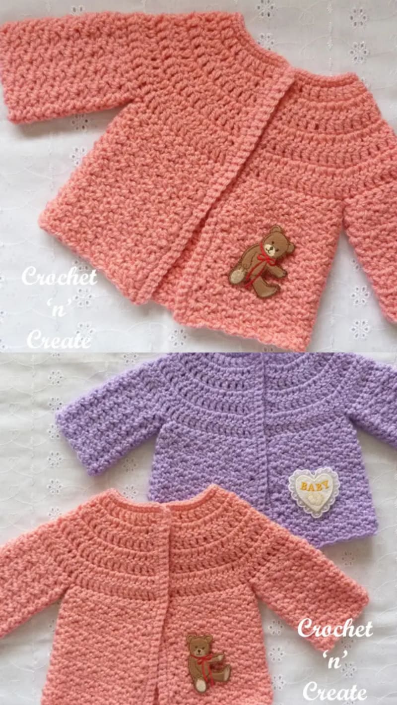 Wattle Preemie Baby Cardigan