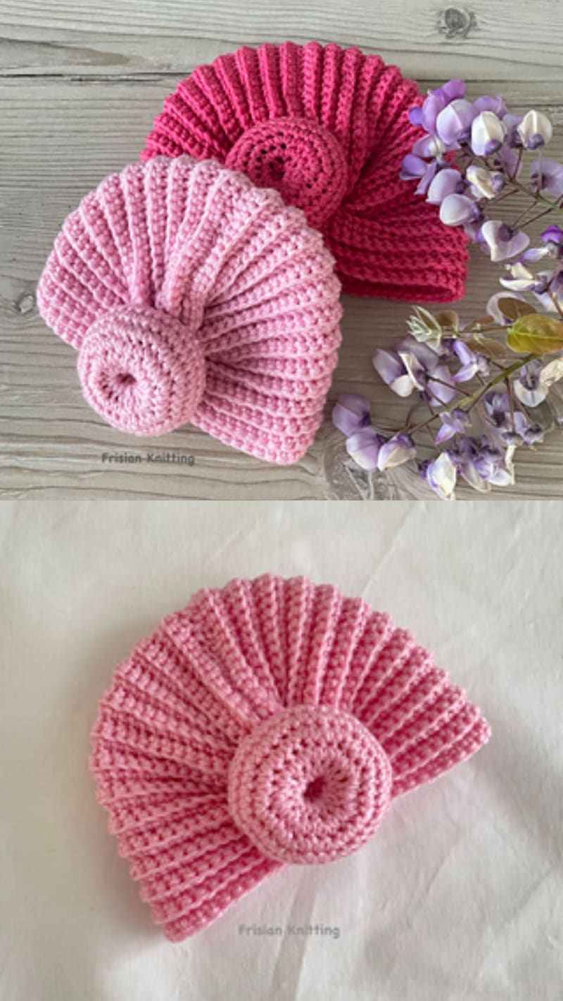**Turban Donut Hat**