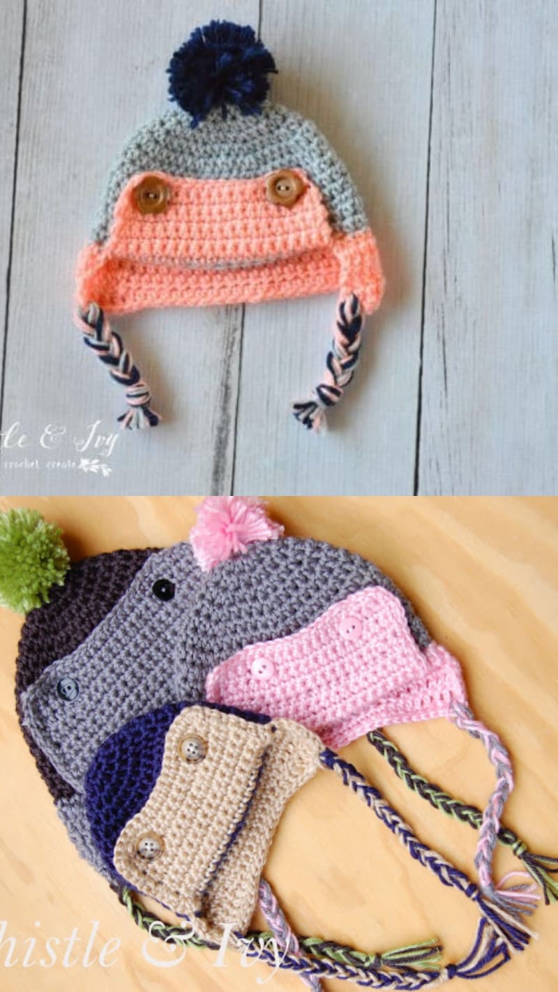 **Baby/Toddler Trapper Hat**