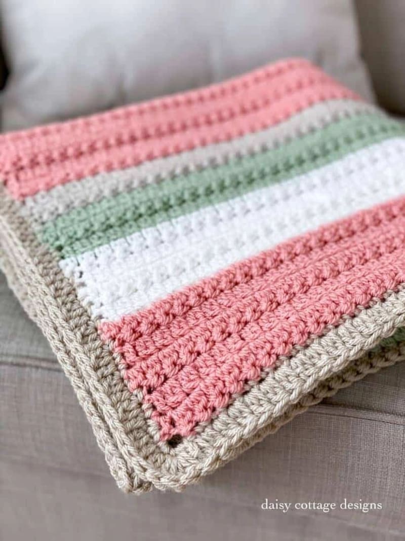 16. Textured Baby Blanket Pattern