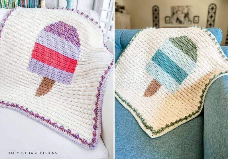 19. Popsicle Blanket Baby Blanket Pattern