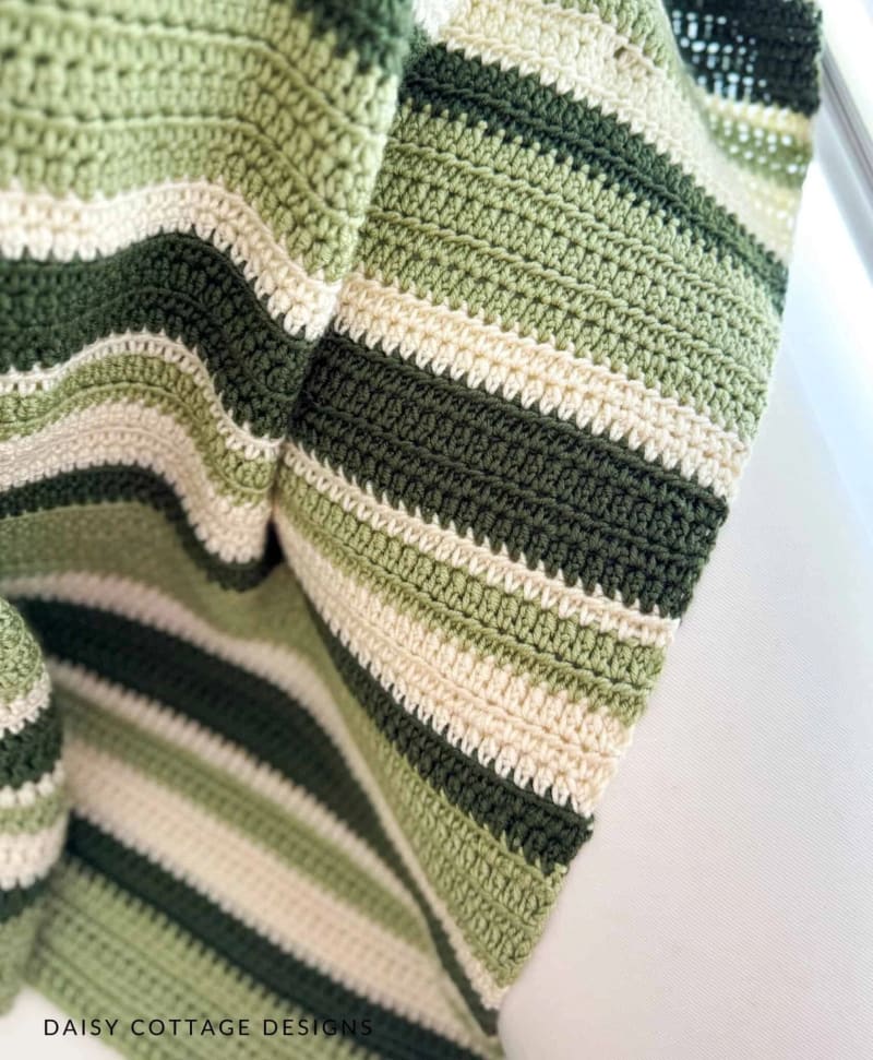 21. The Perfect Striped Baby Blanket