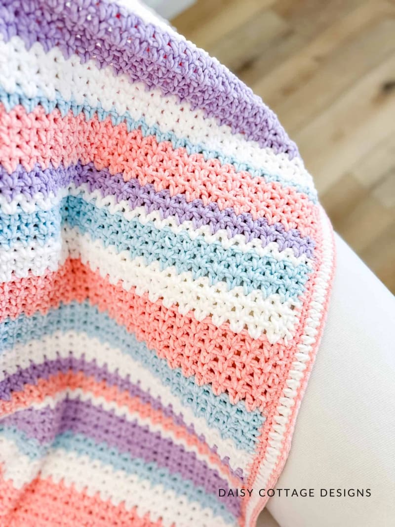 31. Chenille Baby Blanket Pattern