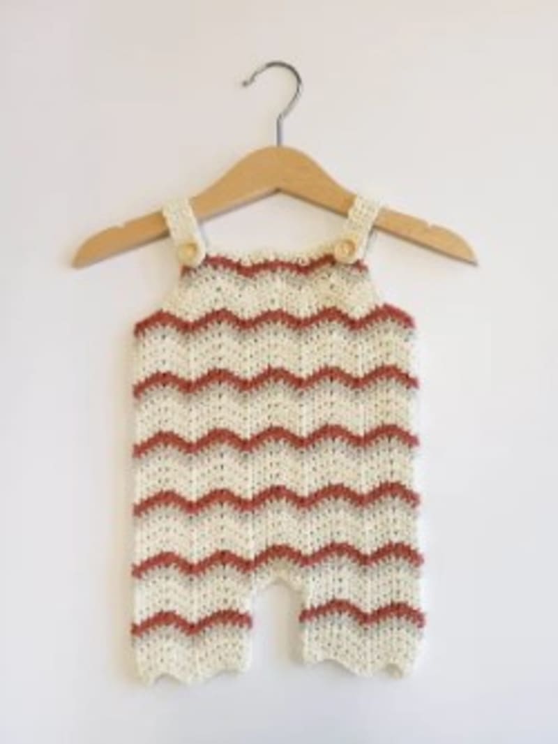 ### Zig Zag Baby Romper