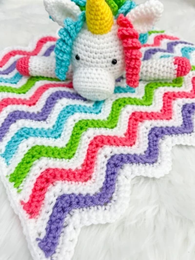 Unicorn Baby Lovey