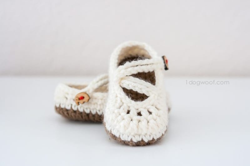 ### Double Strapped Baby Mary Janes