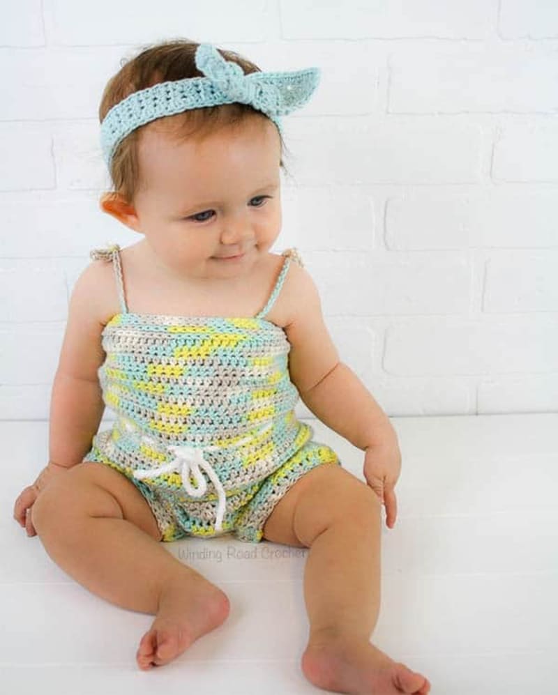 ## Beachside Baby Romper