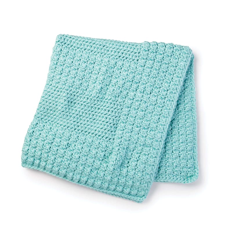 # Textured Crochet Baby Blanket