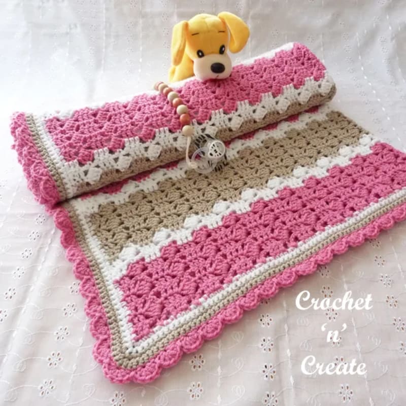 ## Bambino Crochet Baby Blanket