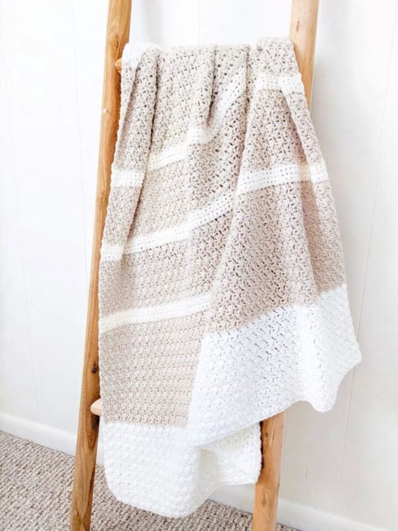 ## Easy Crochet Heirloom Baby Blanket