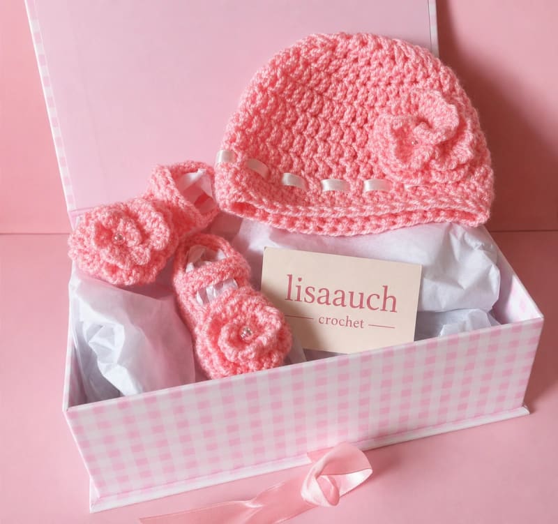 ## Mary Jane Baby Booties