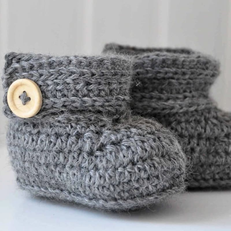 ## The Wrap Around Crochet Baby Boots