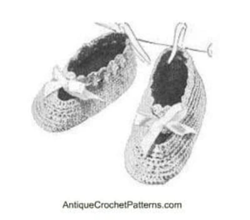 ## Vintage Star Stitch Baby Booties