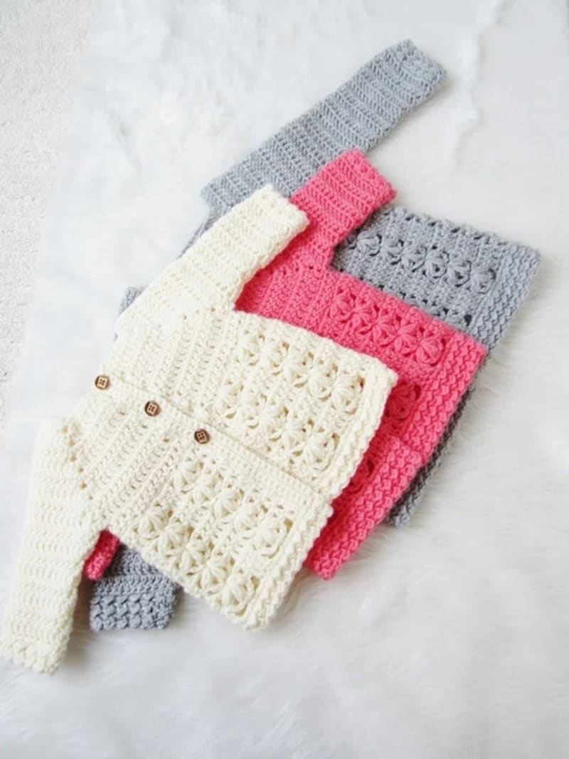 ## Evelyn Baby Sweater