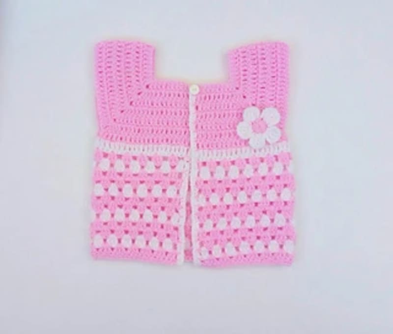 ## Crochet Baby Cardigan by Soukaina Silvestre