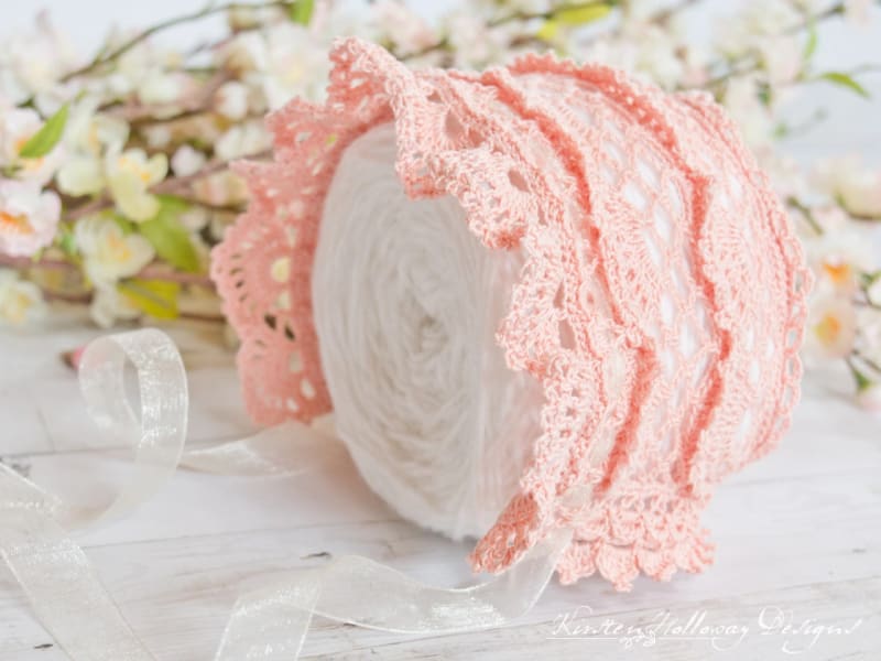 ## Victoria Rose Vintage Style Baby Bonnet