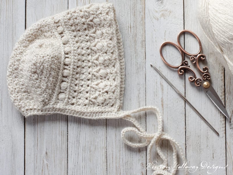 ## Classic T-Shaped Baby Bonnet