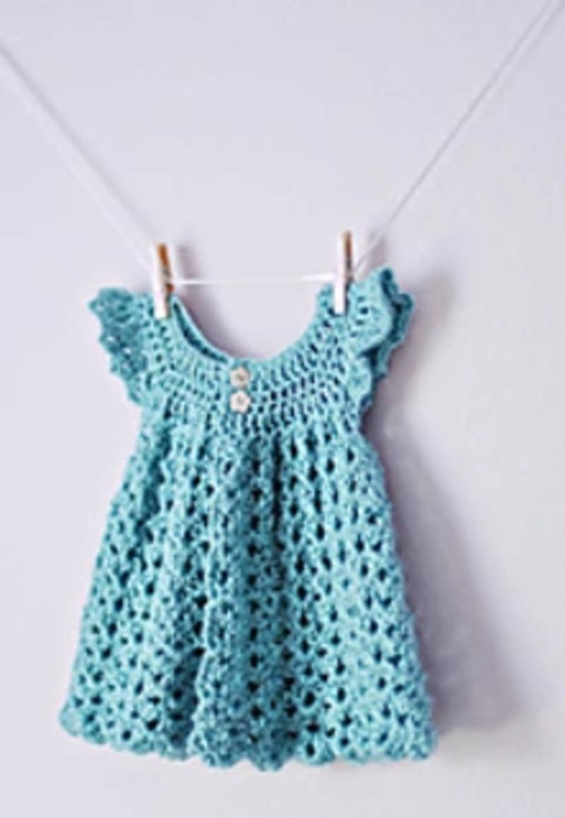 ## Angel Wing Newborn Pinafore