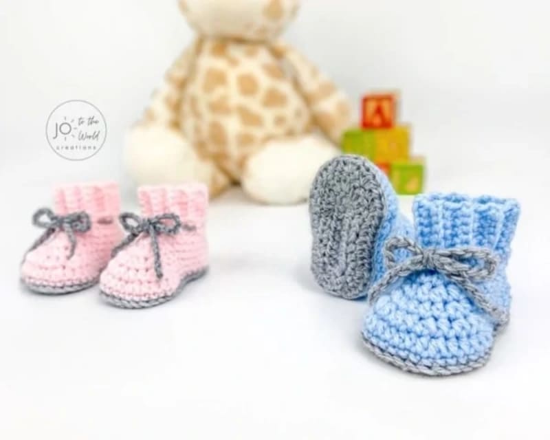 ## Crochet Baby Booties
