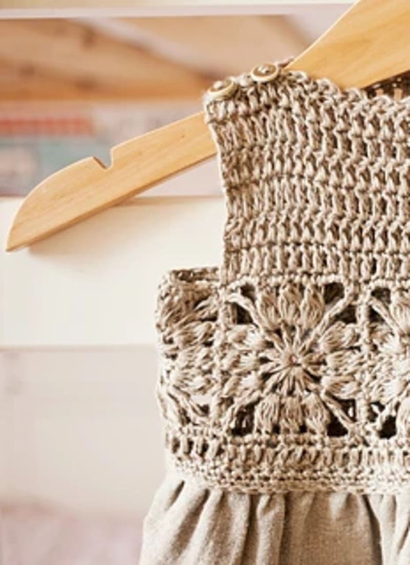 ## Granny Square Fabric Dress