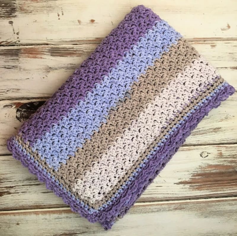 ## Amethyst Sky Baby Blanket
