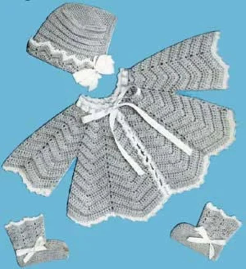 ## Vintage Crochet Baby Set
