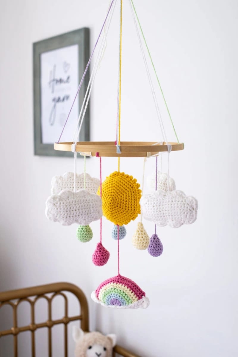 ## Rainbow Crib Mobile