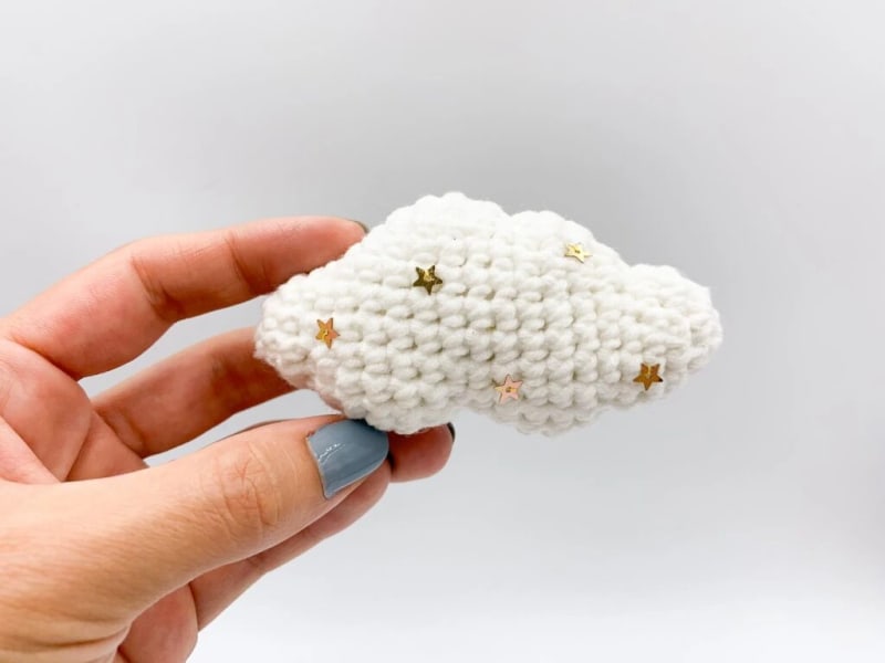 ## My Perfect Crochet Cloud Ornament