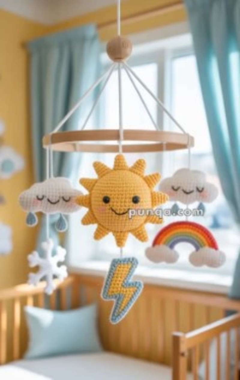 ## Weather-Themed Baby Mobile
