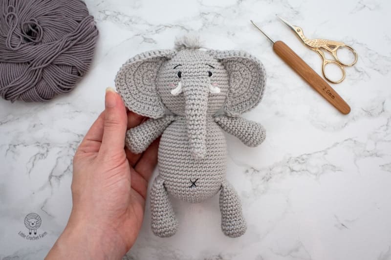 ## Elephant — Free Safari Crochet Pattern