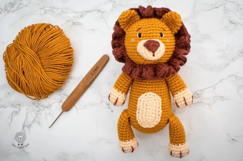 ## Lion — Free Safari Crochet Pattern