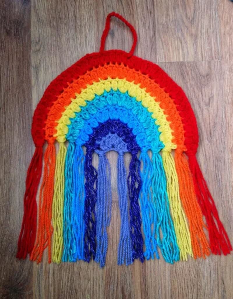 ## Rainbow Wall Hanging Adapted for a Mobile