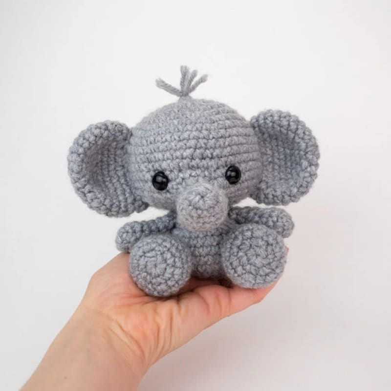 ## Crochet Elephant Mobile
