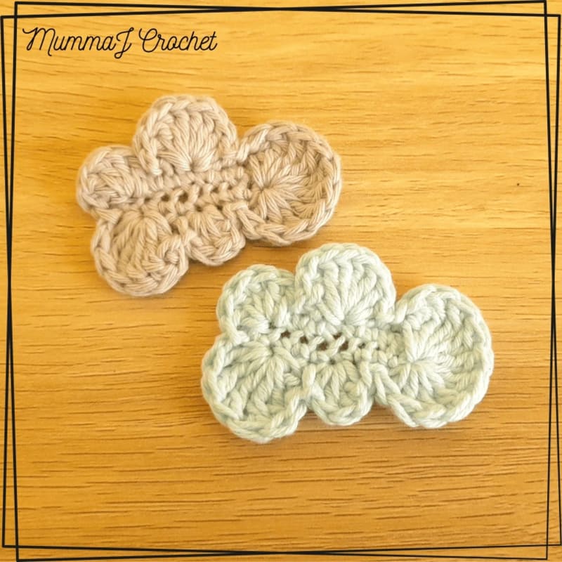 ## Crochet Cloud Ornament
