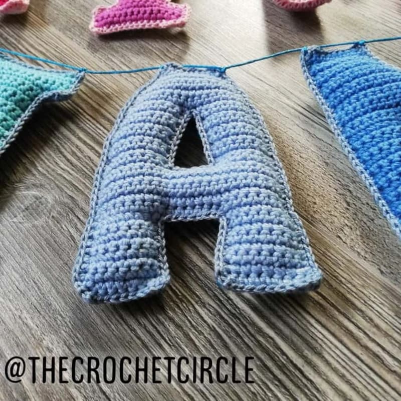 ## Crochet Alphabet Letters by The Crochet Circle