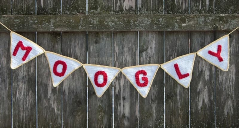 ## Free Crochet Name Banner