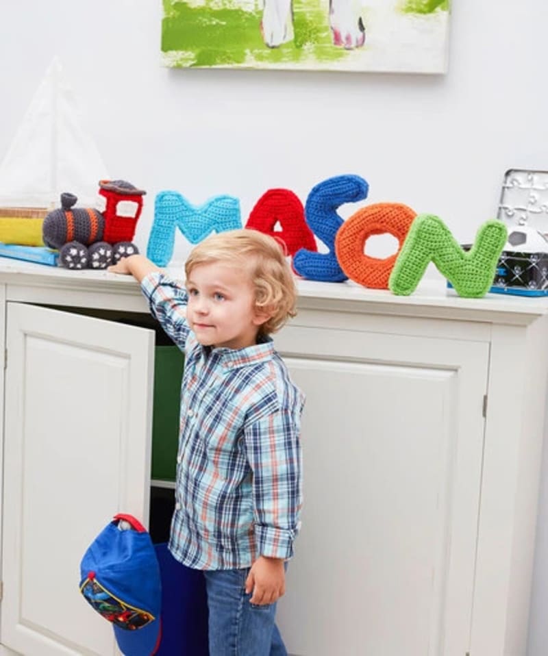 ## Crochet Name Train
