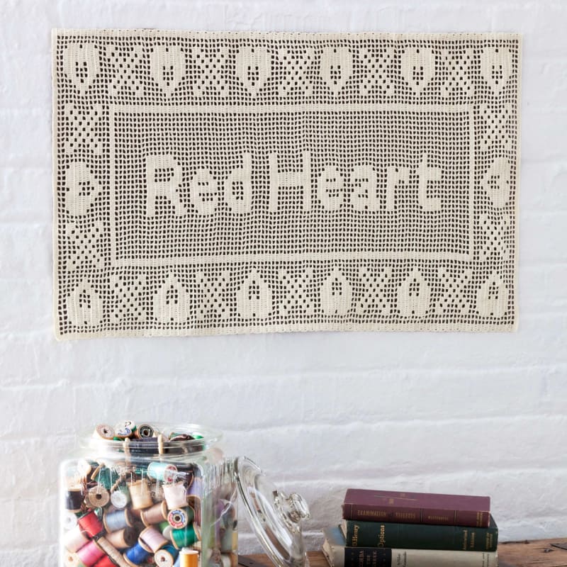 ## Personalized Filet Crochet Baby Name Hanger
