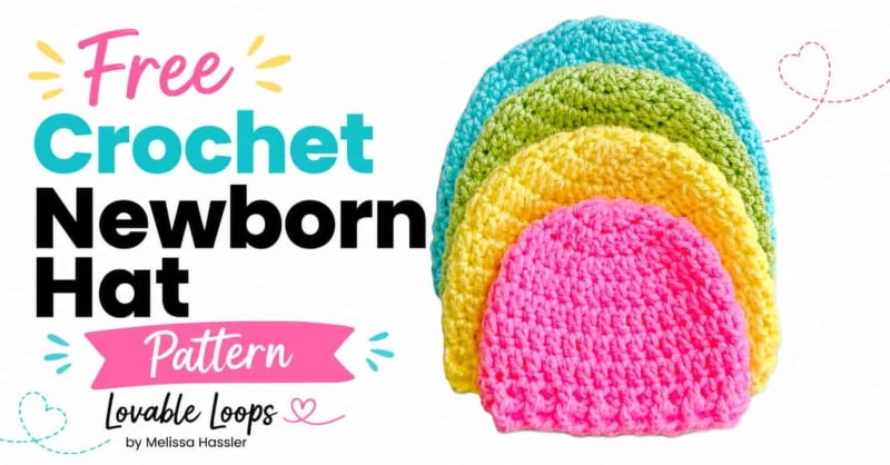 ## Personalized Newborn Crochet Hat