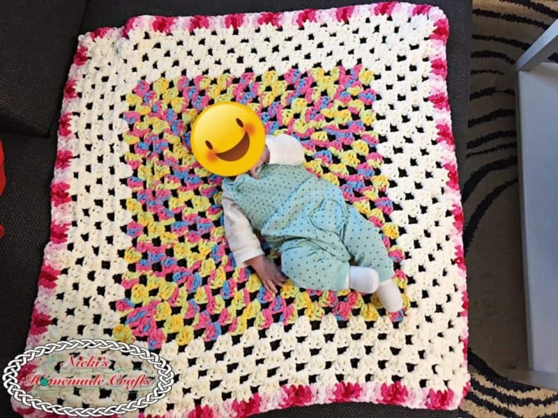 ## Baby Granny Square Blanket
