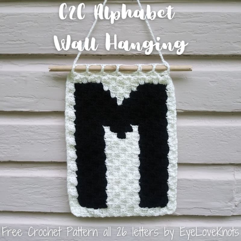 ## C2C Alphabet Wall Hanging