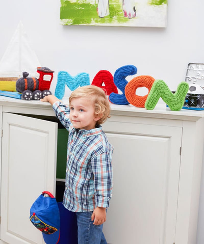 ## Crochet Name Train