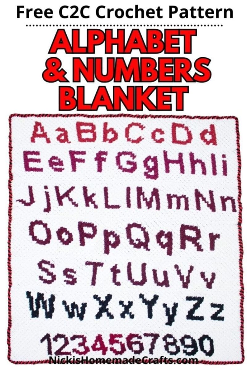 ## C2C Letters and Numbers Blanket