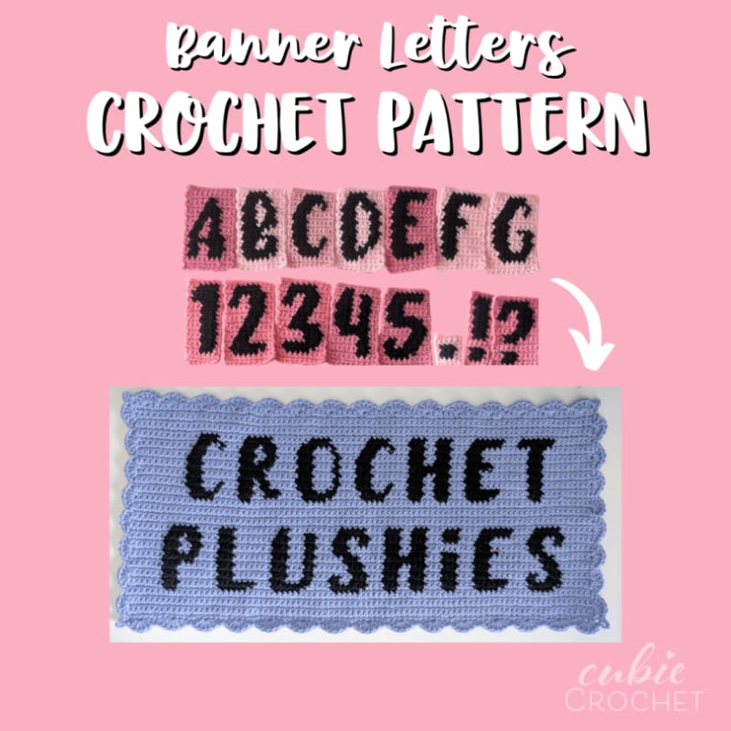 ## Crochet Name Banner With Custom Letters